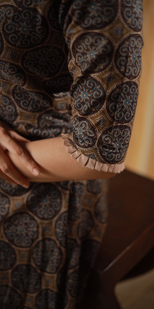 Ajrakh Frock