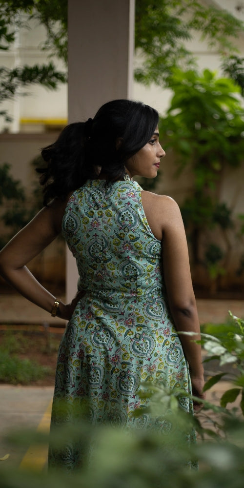 Amour halter nect kurti