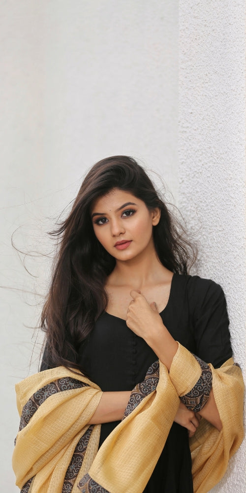 Black Ecstasy Anarkali