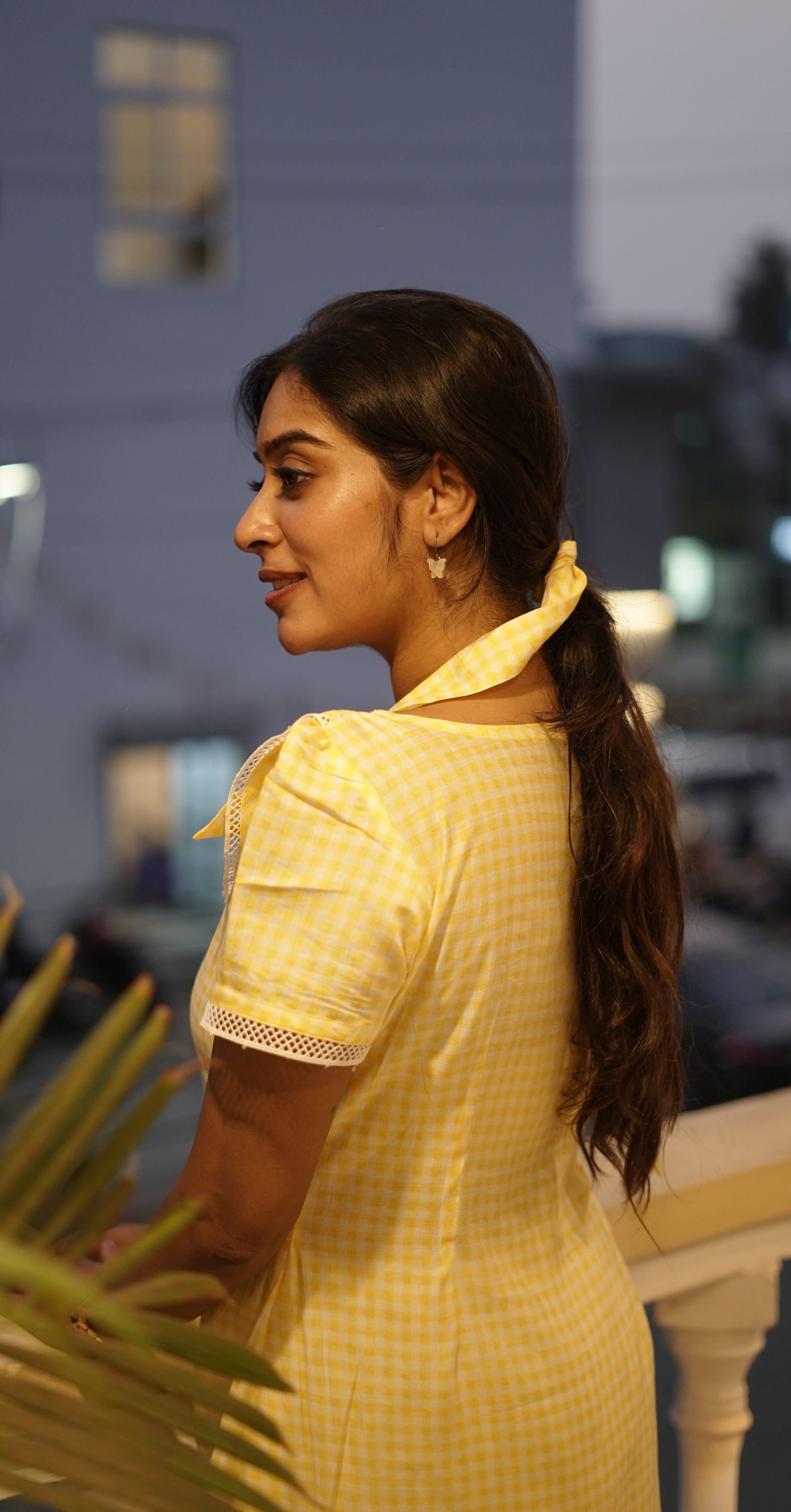 Sunny bloom Frock - Yellow