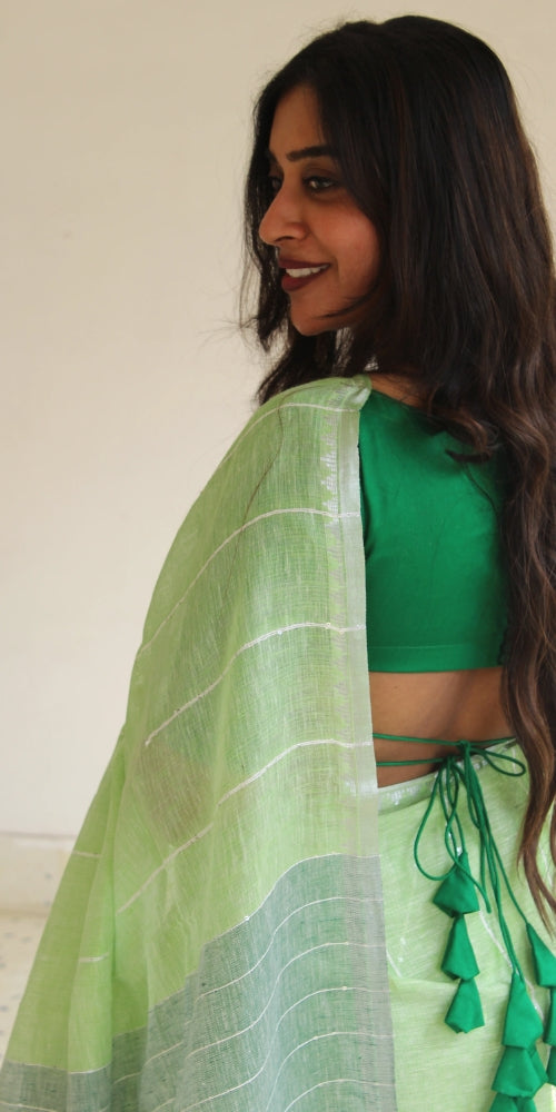 Green Saree