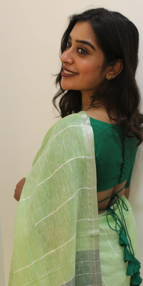 Green Saree