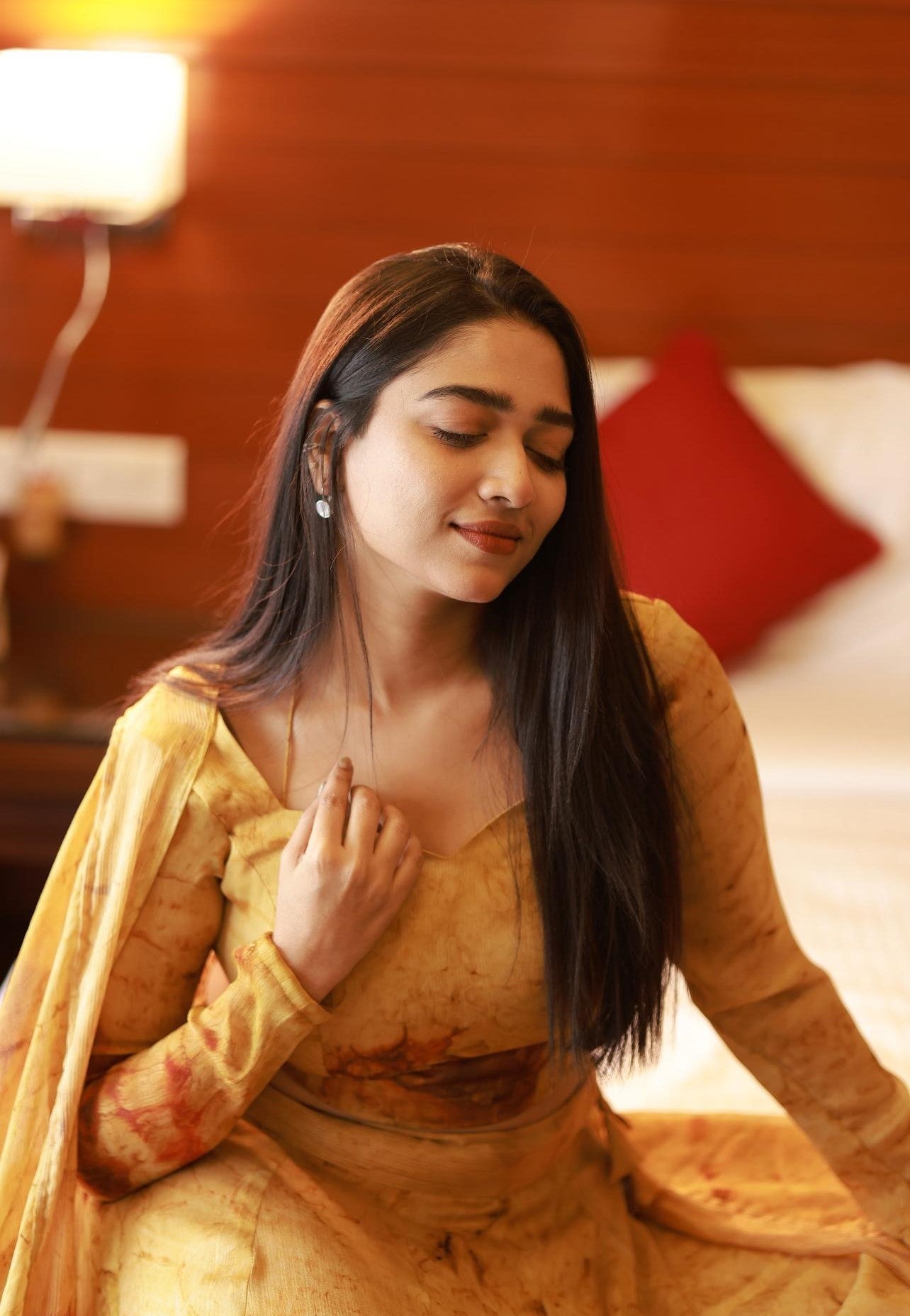 Lehenga Chiffon Yellow