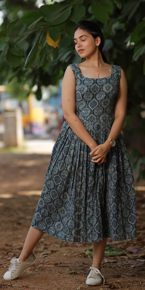 Summer Tartine Dress Blue