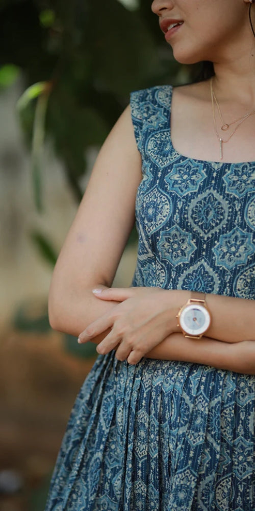 Summer Tartine Dress Blue